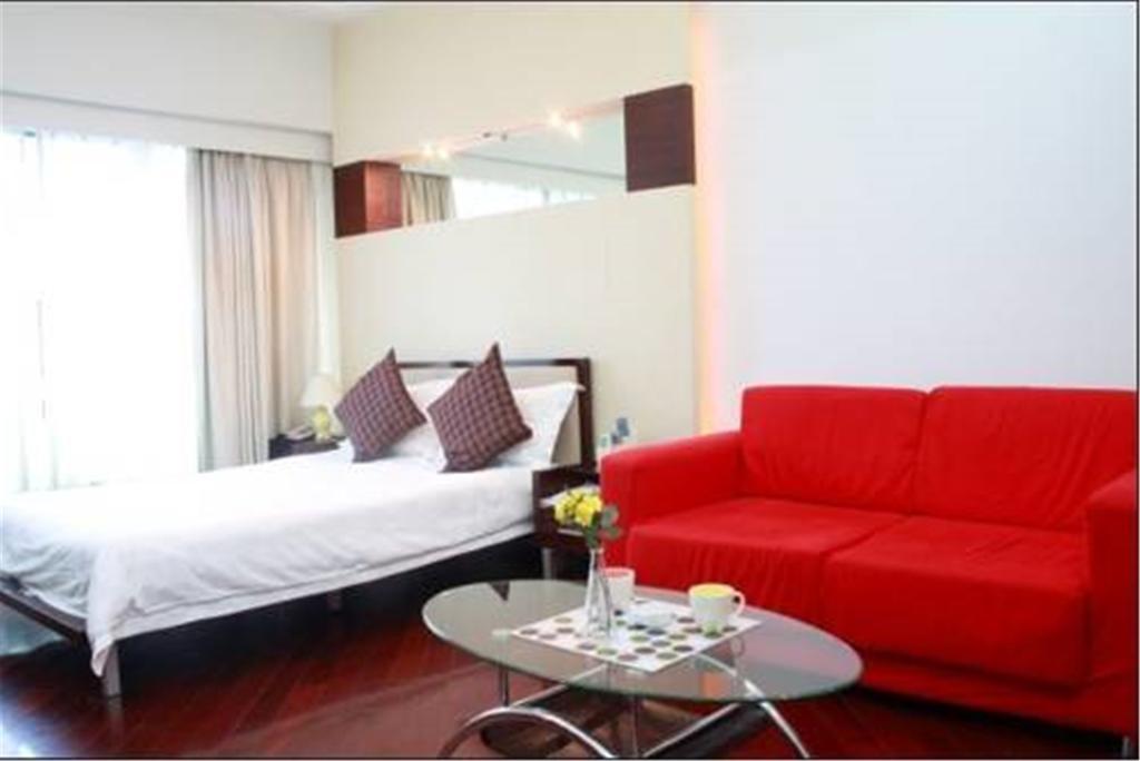 Shanghai Skiline World Union Service Apartment Esterno foto