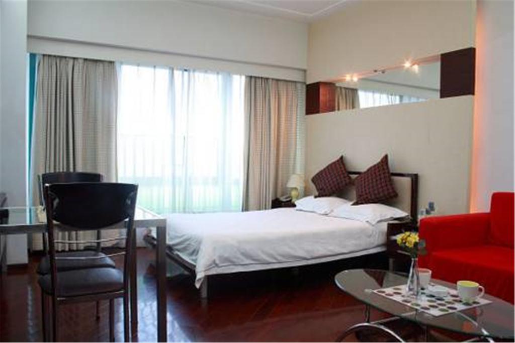 Shanghai Skiline World Union Service Apartment Esterno foto