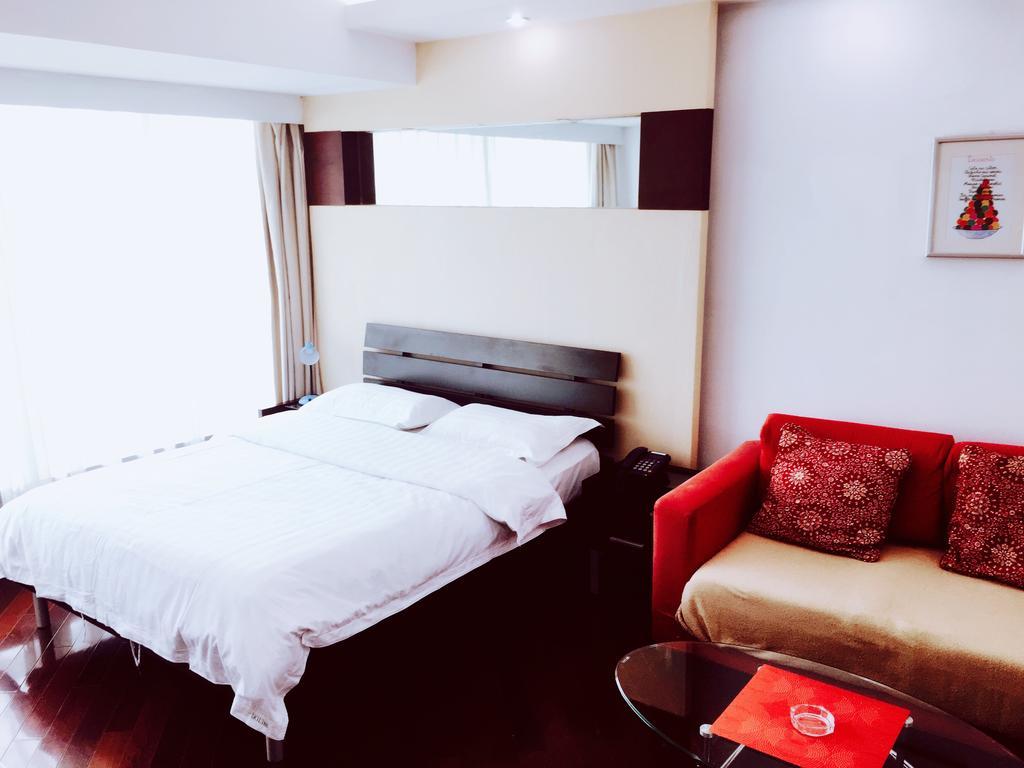 Shanghai Skiline World Union Service Apartment Esterno foto