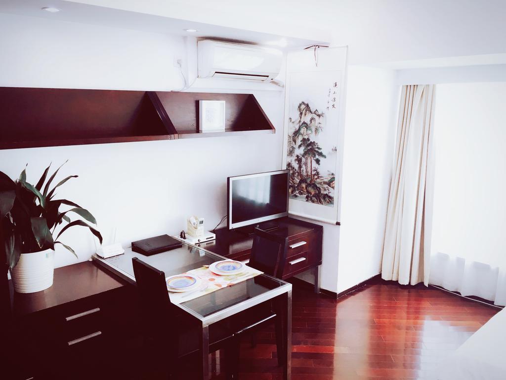 Shanghai Skiline World Union Service Apartment Esterno foto