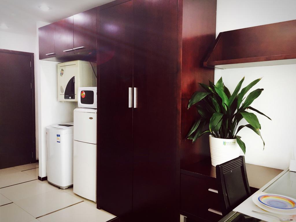 Shanghai Skiline World Union Service Apartment Esterno foto