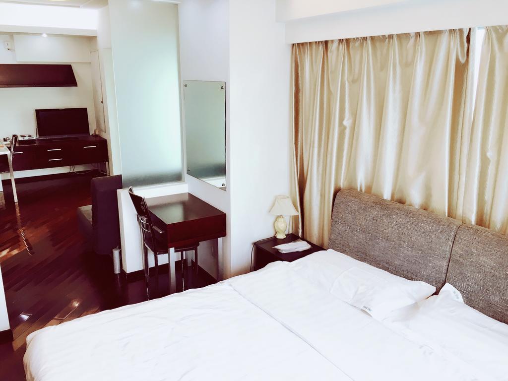 Shanghai Skiline World Union Service Apartment Esterno foto